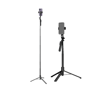 Pliable rechargeable rotatif à 360 ° pour bâton de selfie <span class=keywords><strong>Bluetooth</strong></span> avec miroir universel pour téléphones <span class=keywords><strong>iPhone</strong></span> et Android - Product Image 1