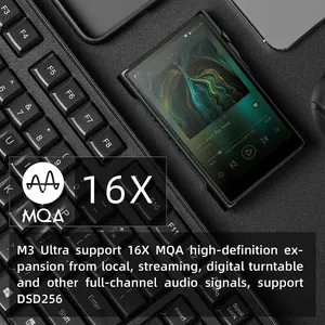 SHANLING M3 อัลตร้า Android10 MQA เครื่องเล่นเพลงไฮไฟแบบพกพา MP3 เสียงความละเอียดสูง DAC AMP ชิปคู่ ES9219C บลูทูธ 5.0 DSD256 M3U - Product Image 3