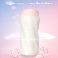Masturbateur masculin ultra-serré pour fabricants, poupée gonflable réaliste, jouet sexuel pour adultes, tasse style biberon C03