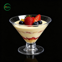 Gobelets à mousse en plastique PS Flash Premium 50 ml, mini gobelets à dessert pour tiramisu, pudding, événements de traiteur de mariage