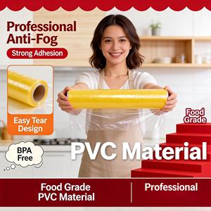 Film d'étanchéité en PVC statique <span class=keywords><strong>de</strong></span> qualité alimentaire pour le stockage des collations et des biscuits <span class=keywords><strong>au</strong></span> réfrigérateur - Product Image 4
