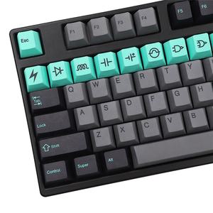GMK-teclas eléctricas PBT de cinco lados, altura de cereza, sublimación, para MX Switch DZ60, GK61, <span class=keywords><strong>SK61</strong></span>, 135 teclas - Product Image 2