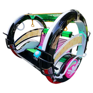 Happy Leba intérieur électrique voiture à bascule enfants batterie autos tamponneuses Machine de jeu d'amusement 360 Angle voiture rotative pour terrains de jeux - Product Image 4