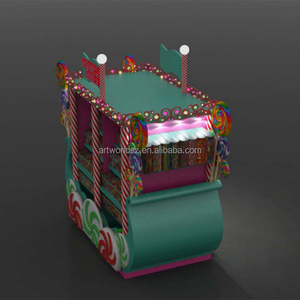 Artworld Hiển thị sáng tạo kẹo hiển thị đứng thiết kế đầy màu sắc kẹo cửa hàng hiển thị kệ - Product Image 4