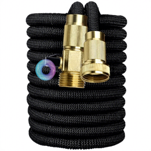 Expandable 10 Pattern <b>Spray</b> Nozzle Lightweight Retractable Latex with 3/4 Solid Brass Connectors - Product Image 1