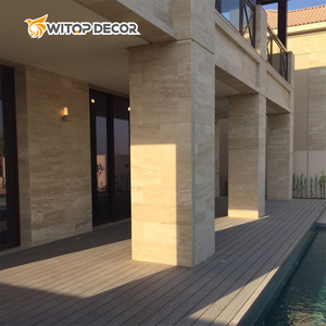 Nuovo Coextruded Tech Deck Teak Colore No Gap Senza Soluzione di Continuità Decking Per Uso Esterno - Product Image 4