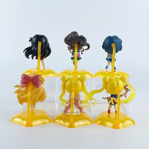 Set <span class=keywords><strong>de</strong></span> 6 Figuras Chibi <span class=keywords><strong>de</strong></span> Sailor Moon con la <span class=keywords><strong>Princesa</strong></span> Serenity y los Sailor Scouts en Poses Lindas, Juguetes Decorativos para Fanáticos del Anime, Regalo - Product Image 5