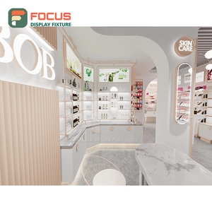 Modern Boutique Store Glass Retail Fixture Solution Provider Cosmetic Shop Design - Product Image 4