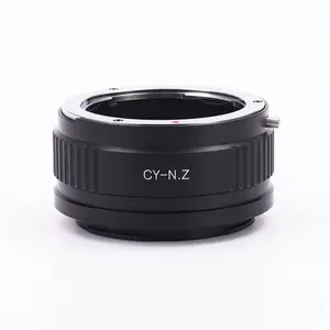 Cincin Adaptor Kamera CY-NZ Baru Cocok untuk Lensa Dudukan Contax/Yashica untuk Nikon Z6, Z7 Bingkai Penuh Kamera Mirrorless
