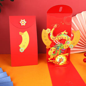 2024 Dragon Année Nouvel An Enveloppe Rouge Haut De Gamme Personnalisé Creative 3D Pull-Out <span class=keywords><strong>Mille</strong></span> Yuan Sac En Poly - Product Image 5