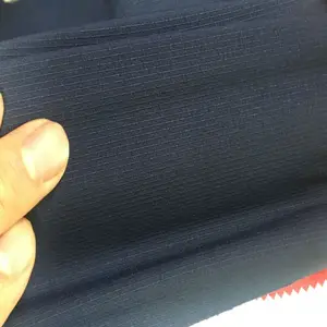 Sọc Ripstop Dobby Polyester Spandex 4 Way Stretch Vải/Đàn Hồi Vải Không Thấm Nước