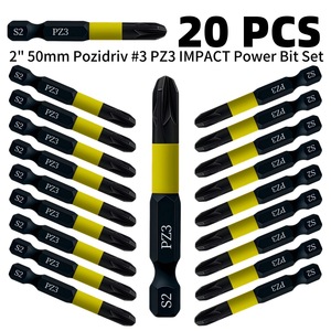 Guest Quality Pz3 Impact Screwdriver 2 Inch 50mm Hex Shank Steel Bit For Impact Driver - Product Image 2