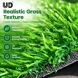 Gazon artificiel résistant aux UV en gros, gazon <span class=keywords><strong>synthétique</strong></span> haute densité pour aménagement paysager, <span class=keywords><strong>pelouse</strong></span> artificielle à l'aspect naturel, OEM - Product Image 2