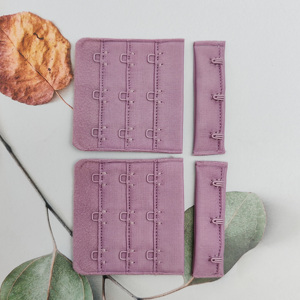 Cinta de gancho y ojal de fibra cómoda para sujetadores, accesorio de lencería de lujo, gancho recubierto de nailon, material para cinta de sujetador - Product Image 1