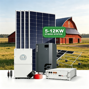 Système solaire hors réseau complet 5-25 kW avec contrôleur MPPT, panneaux en silicium polycristallin, batterie lithium-ion pour usage domestique - Product Image 5