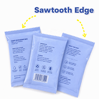Sachet d'emballage plastique personnalisé pour savon artisanal – Sachet oreiller à scellage arrière pour barre de savon et produits de bain