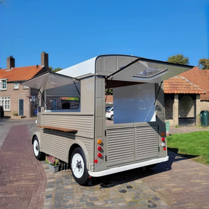 รถเข็นขายอาหาร JX-BT450CT สไตล์ซีตรองย้อนยุคเครื่องจำหน่ายกาแฟมีใบรับรอง CE - Product Image 3