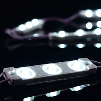 Modules d'affichage LED Sunlite DC12V 1.5W IP67 avec lentille optique 170°, modules d'injection lumineux pour extérieur, application publicitaire