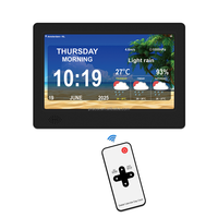 Neues Design WiFi-Verbindung Automatische Aktualisierung Uhrzeit Datum Wetter Digitaler Kalender Uhr 7 "8" 10 "Alzheimer Demenz Erinnerungs uhr