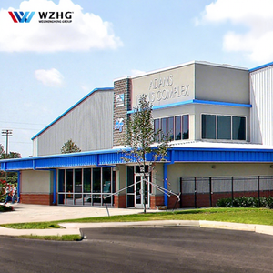 Salle de badminton moderne à structure en acier à assemblage rapide, revêtement galvanisé antirouille, conception CAO, sites sportifs, qualité export, garantie 50 ans - Product Image 1