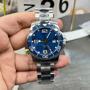 นาฬิกาดำน้ำสุดหรูสำหรับผู้ชาย VSF สีน้ำเงิน ระบบอัตโนมัติ กลไกจักรกล กระจกแซฟไฟร์ ขอบเซรามิกหมุนได้ ตัวเรือนสแตนเลส - Product Image 1