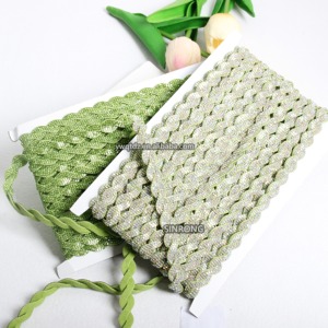 Cordon en cristal scintillant vert lime AB avec strass à dos plat, torsadé et tressé, pour accessoires DIY <span class=keywords><strong>de</strong></span> serre-têtes, chaussures, sacs et vêtements - Product Image 3
