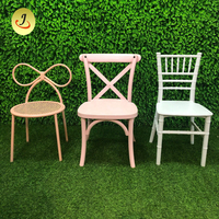 Chaises papillon roses en fer empilables au design moderne pour enfants, hôtels, extérieur, fêtes, mariages, usage commercial – Garantie 3 ans