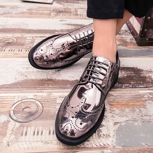 รองเท้าอิตาลีหัวแหลมสำหรับผู้ชายรองเท้าโลฟเฟอร์ลำลองรองเท้าออกงานธุรกิจ - Product Image 2