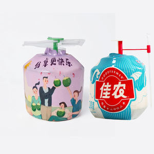 Étiquette de rouleau <span class=keywords><strong>d</strong></span>'emballage thermorétractable imperméable durable à impression personnalisée pour bouteille de boisson à la noix de <span class=keywords><strong>coco</strong></span> - Product Image 1