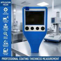 Testeur numérique portable d'épaisseur de revêtement et de dureté Micro Vickers JCT-100, garantie 1 an, basse tension <100V, léger 1kg