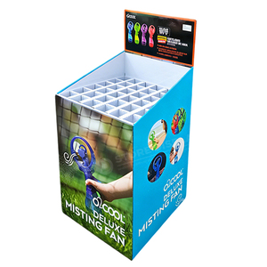 Heavy Duty Corrugated Dump Bin Quarter <strong>Pallet</strong> <strong>Display</strong> Reinforced Base Cardboard <strong>FSDU</strong> for Grocery Retail Drinks - Product Image 1