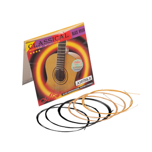 NAOMI Alice A107BK-H <span class=keywords><strong>corde</strong></span> di <span class=keywords><strong>chitarra</strong></span> <span class=keywords><strong>classica</strong></span> nero <span class=keywords><strong>Nylon</strong></span> H85 rivestito in lega di bronzo ferita 1a-6a corda accessori per <span class=keywords><strong>chitarra</strong></span> - Product Image 5