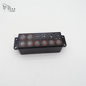 21Q4-22181 Ensemble de commutateurs pour panneau de commande d'essuie-glace et de phare pour R150W-9 R215-9 R220-9 R320-9 pour pièces d'excavatrice - Product Image 1