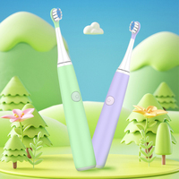 Nouvelle conception de brosse à dents électrique sonique rechargeable pour enfants Bs52 avec capteur de pression, nettoyage des dents, 3 modes réglables