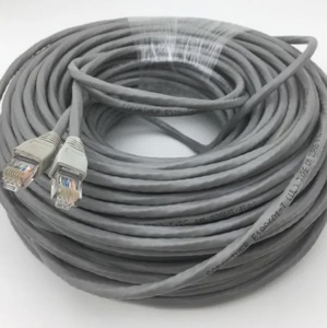 Chất lượng cao 2km ngoài trời 4 cặp đôi vỏ bọc đồng rắn cáp mạng 100M LAN UTP cáp FTP CAT6 SFTP PVC cho máy tính - Product Image 4