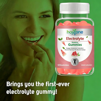 Gummies Énergisantes OEM aux Électrolytes et Minéraux Ionsiques, à l'Eau de Coco et à la Pastèque, pour l'Hydratation, l'Énergie et la Récupération Musculaire, Véganes pour Adultes