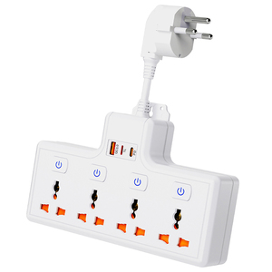 Extension Cable <strong>Socket</strong> Universal Power Strip Surge Protection <strong>Multi</strong> Plug <strong>Socket</strong> Extension <strong>Socket</strong> With Usb And Type C - Product Image 4