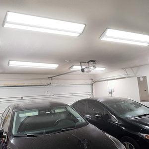 Luminaire LED enroulable de 4 pieds, 50W, ultra fin, éclairage LED pour magasin, éclairage linéaire LED pour plafond de bureau, pour garage, sans éblouissement, 5000LM - Product Image 1