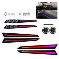 Bande lumineuse d'ambiance pour voiture Mercedes-Benz Classe C W204 2010-2014, accessoires de décoration intérieure LED pour améliorer l'atmosphère