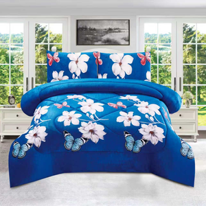 Housse de couette et taie d'oreiller quatre saisons en coton, motif imprimé 2026, confortable, douce et chaude - Product Image 3