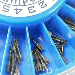 Vis dentaire manuelle en titane/plaqué or/acier inoxydable, broches coniques pour canal radiculaire, classe II - Product Image 3