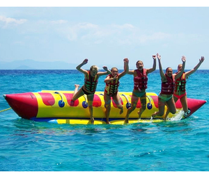 Crazy Water Sports Người Lớn Nổi Thuyền Bơm Hơi Bể Bơi Chuối Thổi Phồng Para Playa - Product Image 2