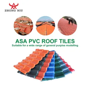 synthetische terracotta-dachziegelplatte kunststoff harz telha pvc koloniale spanische fliesen