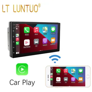 LT LUNTUO Universal 7 Polegada Android12 Tela Do Carro Apple Carplay BT Espelho ligação WIFI GPS Duplo DIN Car Radio