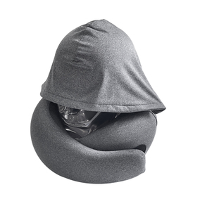 2025 नई कस्टम मेमोरी फोम यू-आकार की यात्रा गर्दन तकिया सांस लेने योग्य हैट यात्रा तकिया - Product Image 1