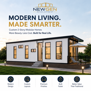 Casa Modular Moderna de 2 Pisos Newgen Development, Villa de Panel Sándwich con Diseños Personalizados y Acabados Premium - Product Image 1