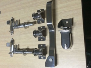 Serrure de <span class=keywords><strong>barre</strong></span> de <span class=keywords><strong>porte</strong></span> de camion de <span class=keywords><strong>remorque</strong></span> en acier inoxydable - Product Image 5