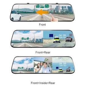 หน้าจอสัมผัส 12 นิ้ว IPS กล้องคู่ มุมมอง 170 องศา บันทึกวิดีโอกลางคืน พร้อม GPS/WiFi ในตัว บันทึกแบบวนซ้ำ รองรับ <span class=keywords><strong>Tesla</strong></span> - Product Image 5