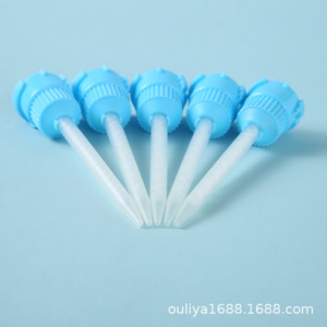 Ouliya Glue Mixing Tube 76mm Blue For AB Glue Dispensing Machine - Product Image 4