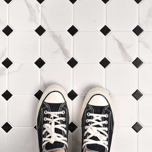 Pháp cổ điển Carrara bát giác khảm cafe nhà hàng tường gạch phòng tắm nhà bếp nền tường gạch - Product Image 2